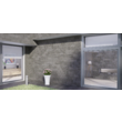 Gresie gri SAMOS 9302 model piatra 15,5x60,5 cm